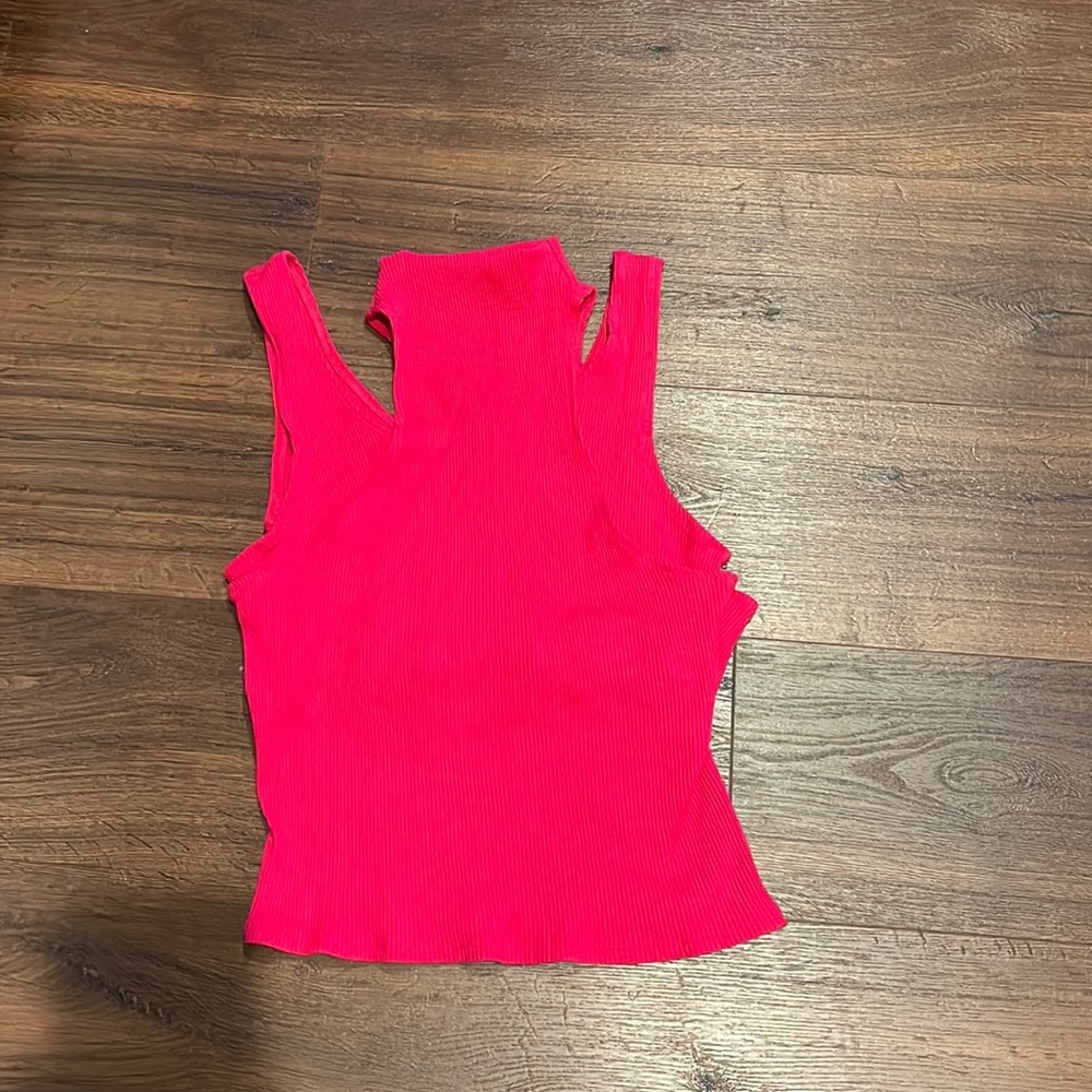 Anthropologie Top with inner kind of Bra in a Hot Pink